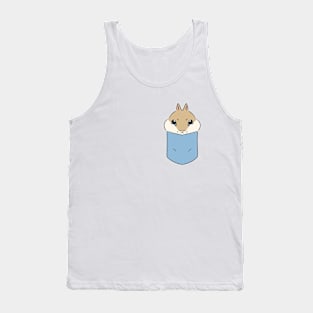 Cute Rabbit in the Pocket Tank Top